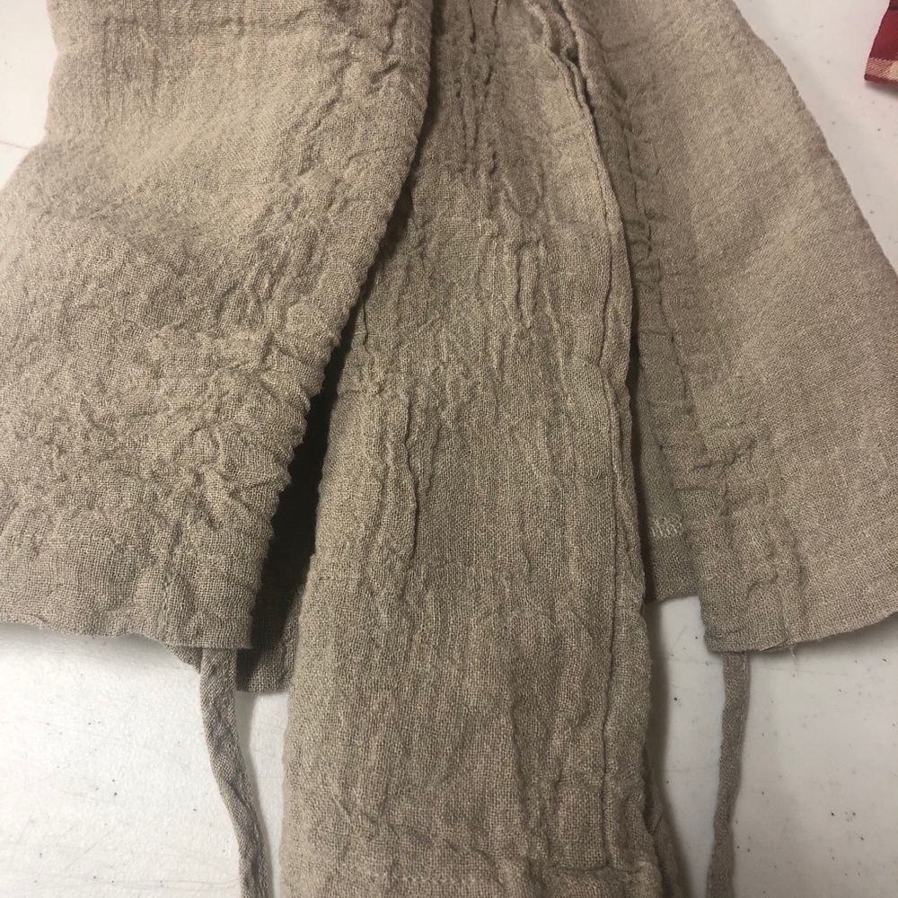 LUUKAA Crinkle Linen Double Layer Lagenloo… - Picture 4 of 6